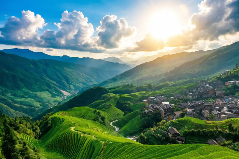 Потрясающие воображение пейзажи Гуйлиня