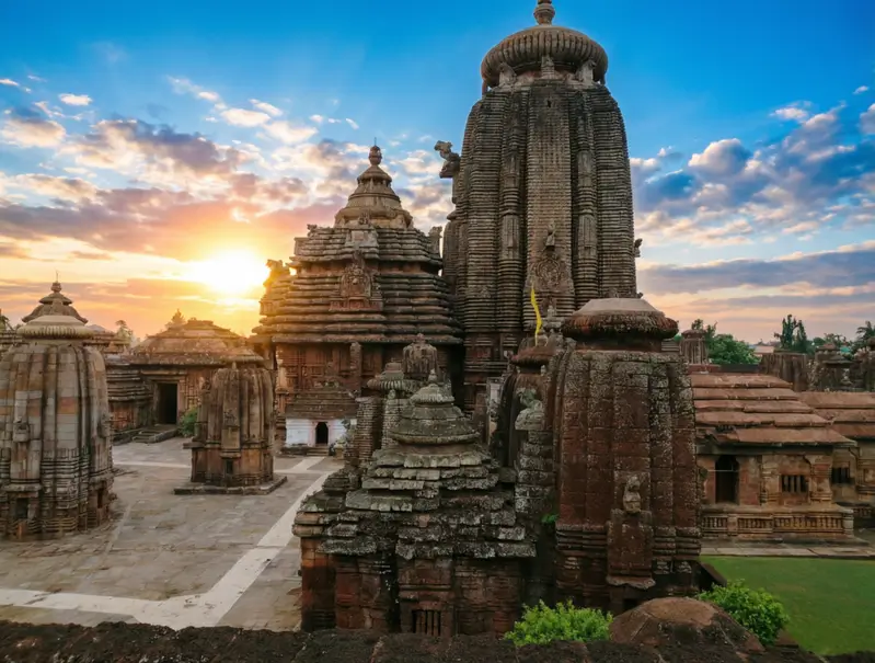 Храм Лингараджа (Lingaraja Temple), расположенный в городе Бхубанешвар, штат Одиша, Индия