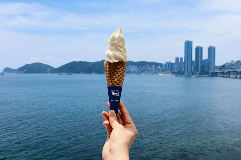 Мороженое Maeil, популярный десерт в Южной Корее